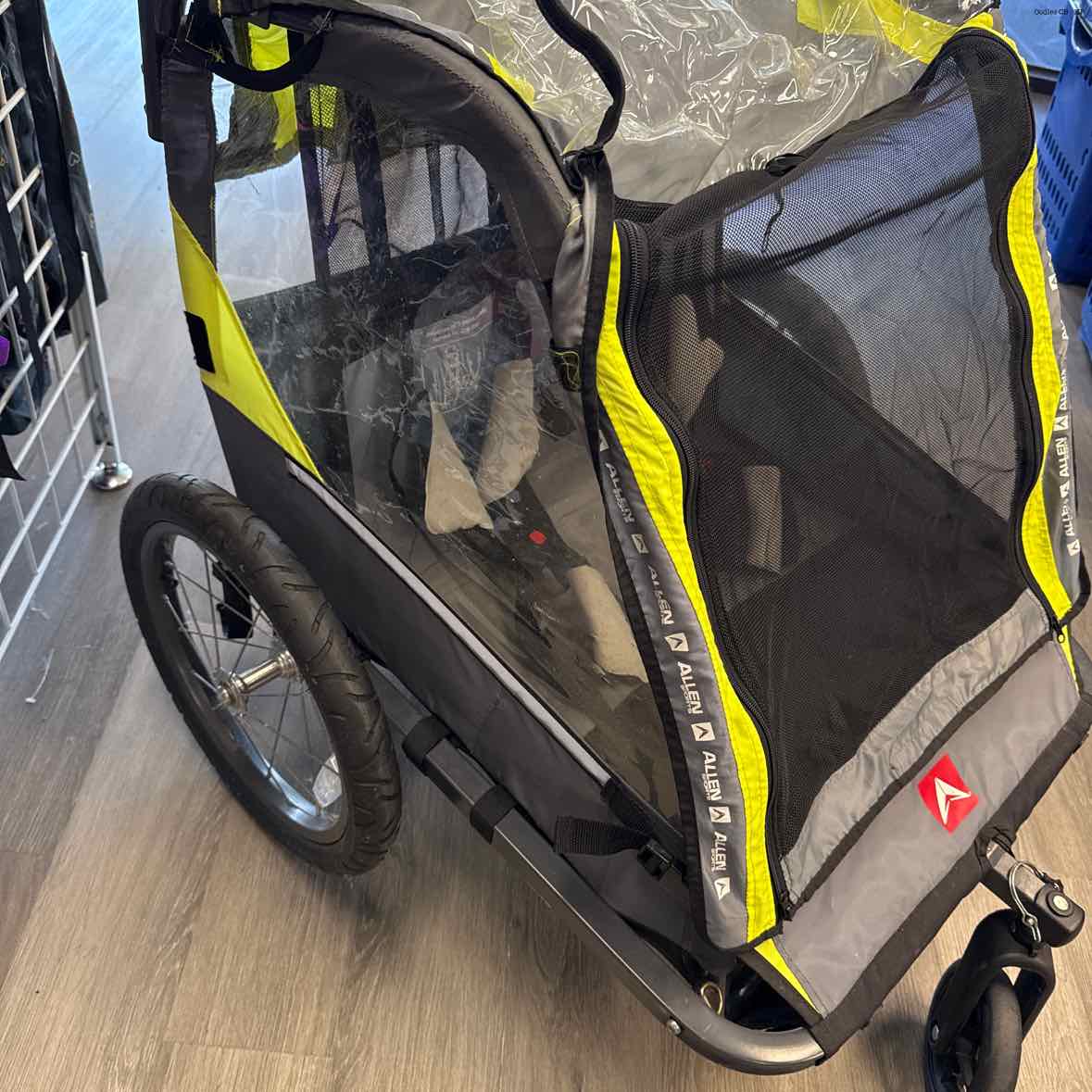 Generic Green/Black Bike Trailer