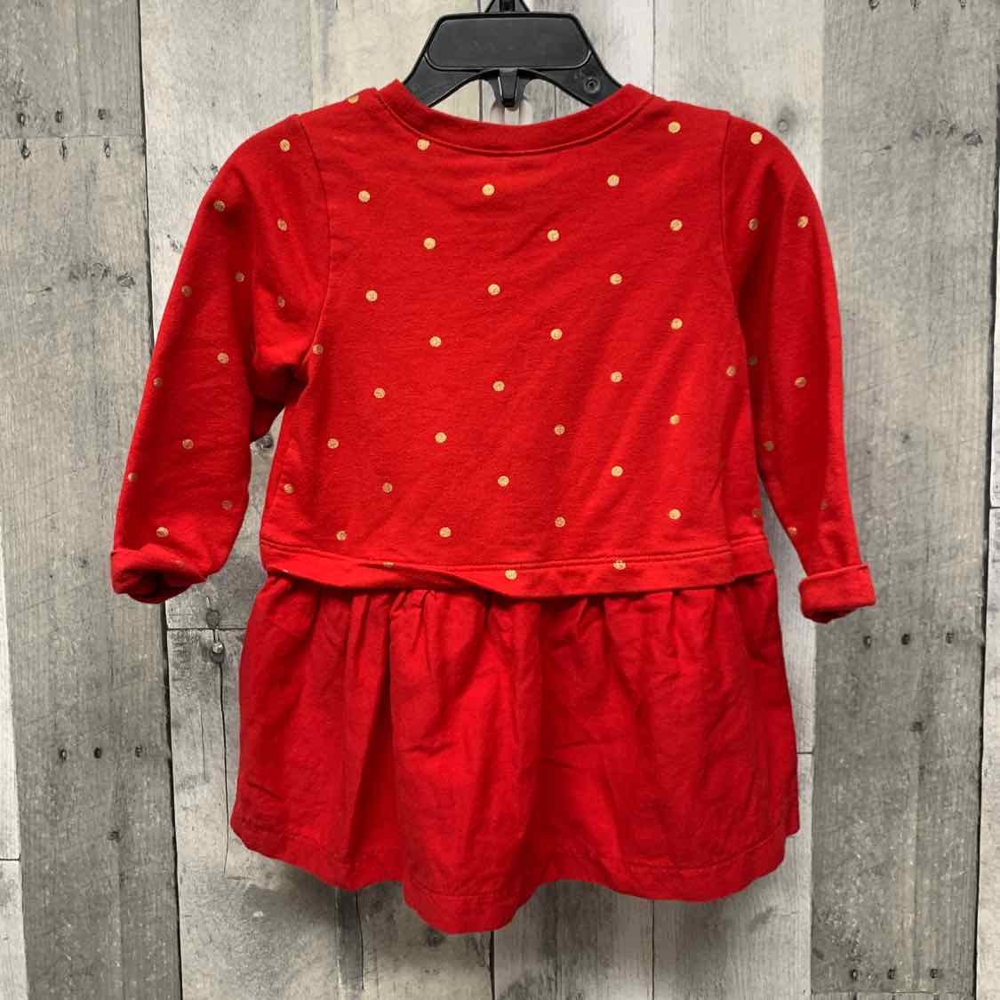 Size 12-18 Months Red/Gold Old Navy Long Sleeve Shirt
