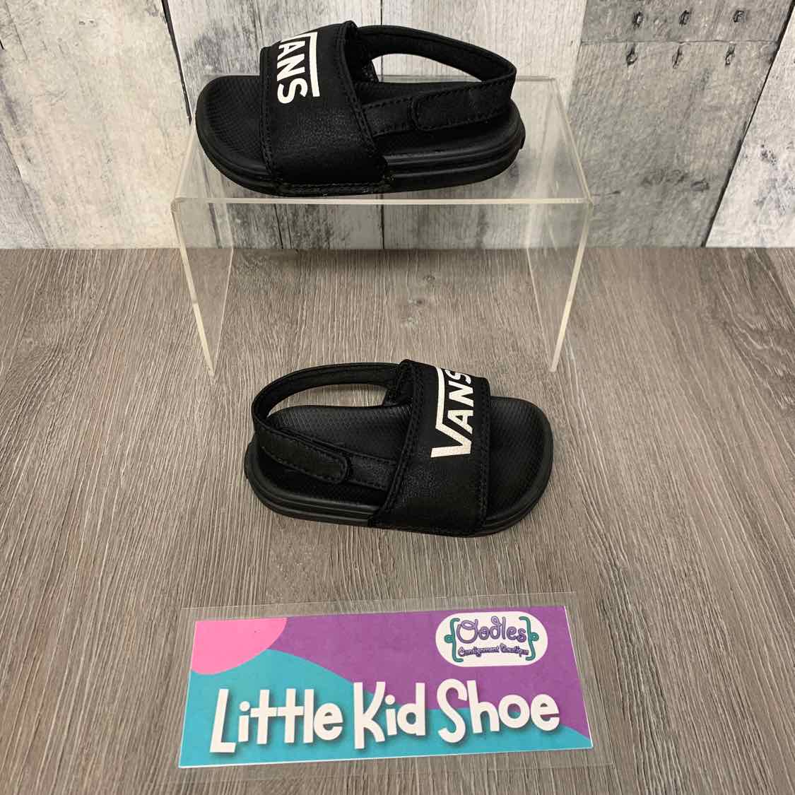 Size 5 Black Vans Sandals