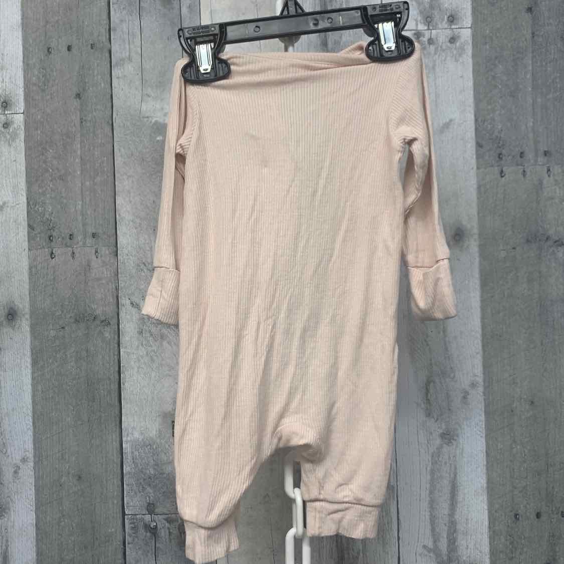 Size 0-3 Months Pink Modern Moments by Gerber Footy PJs - OodlesCB