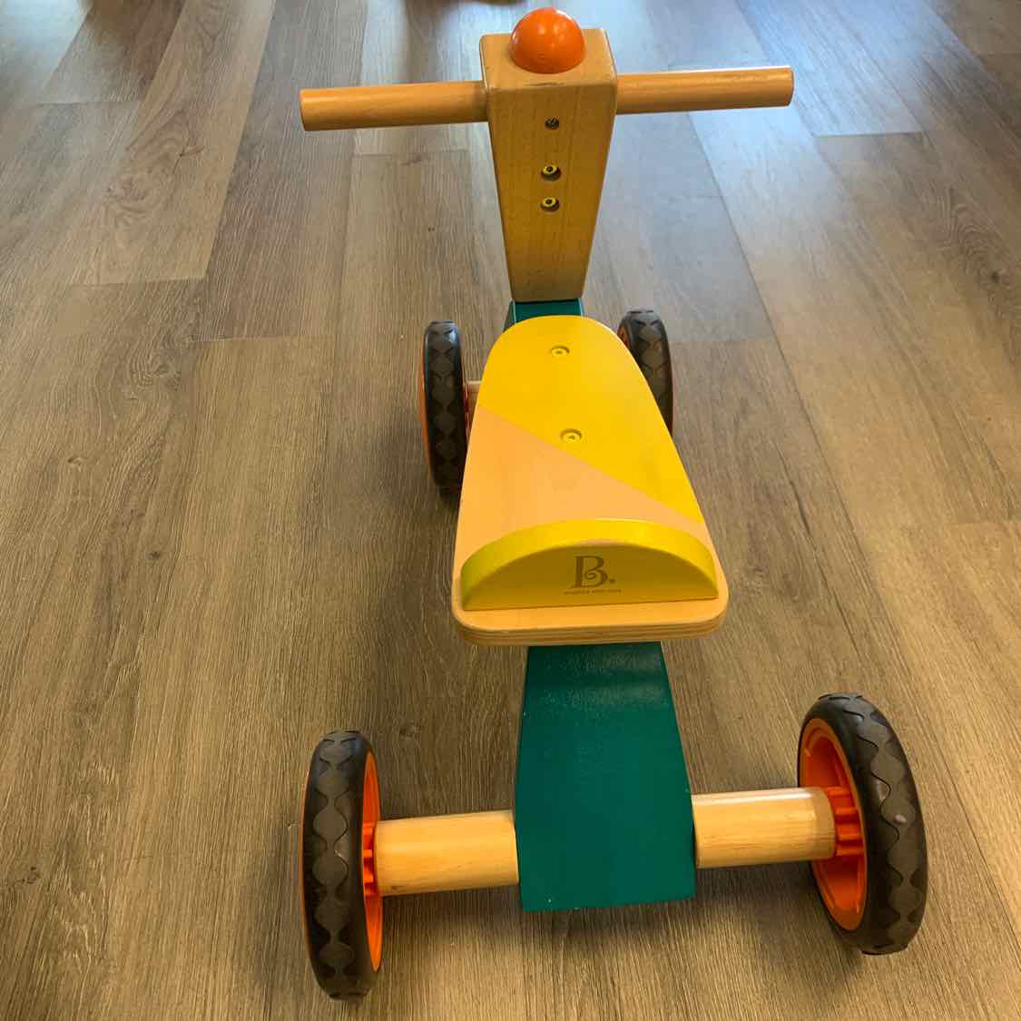 B You Natural Wood Pedal Car/Ride On