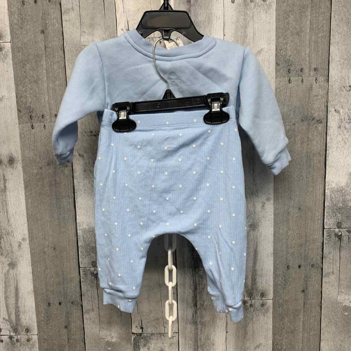 Size 3-6 Months Blue/White Cloud Island Shirt/Pants