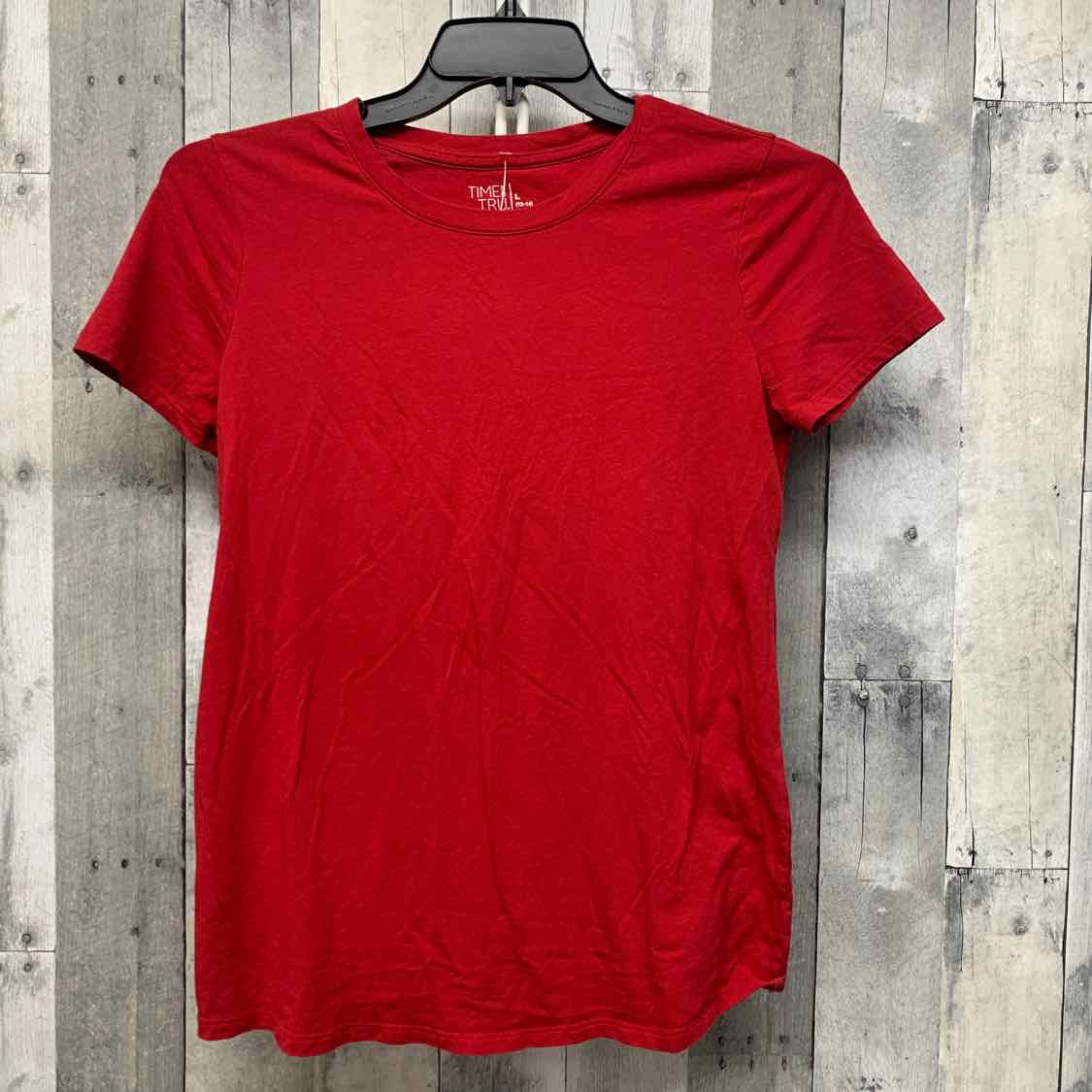 Size L Red Time and Tru T Shirt