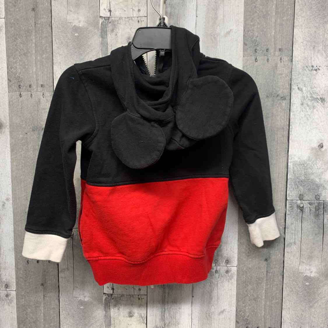 Size 5 Red/Black Disney Light Jacket