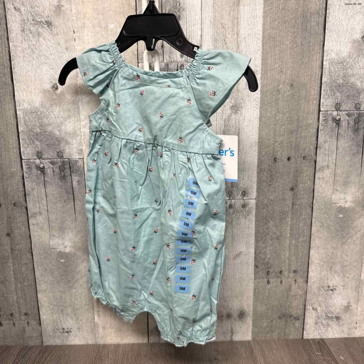 Size 9 Months Blue Print Carter's Romper