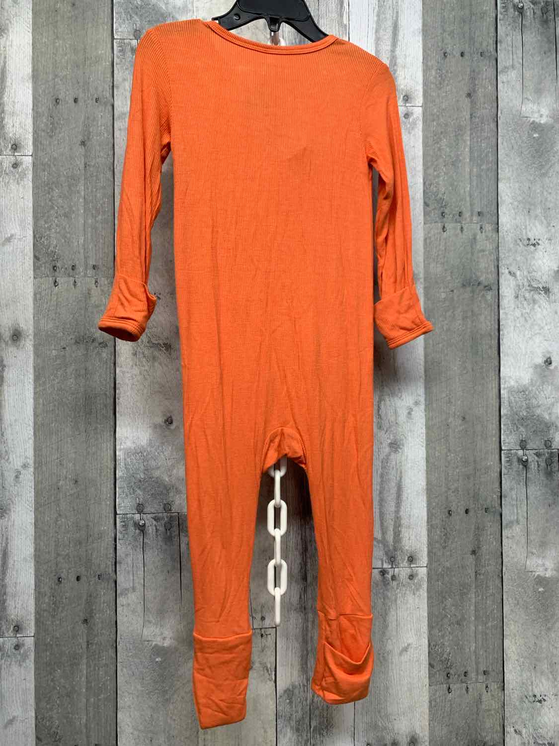 Size 18-24 Months Orange Bamboo Footy PJs