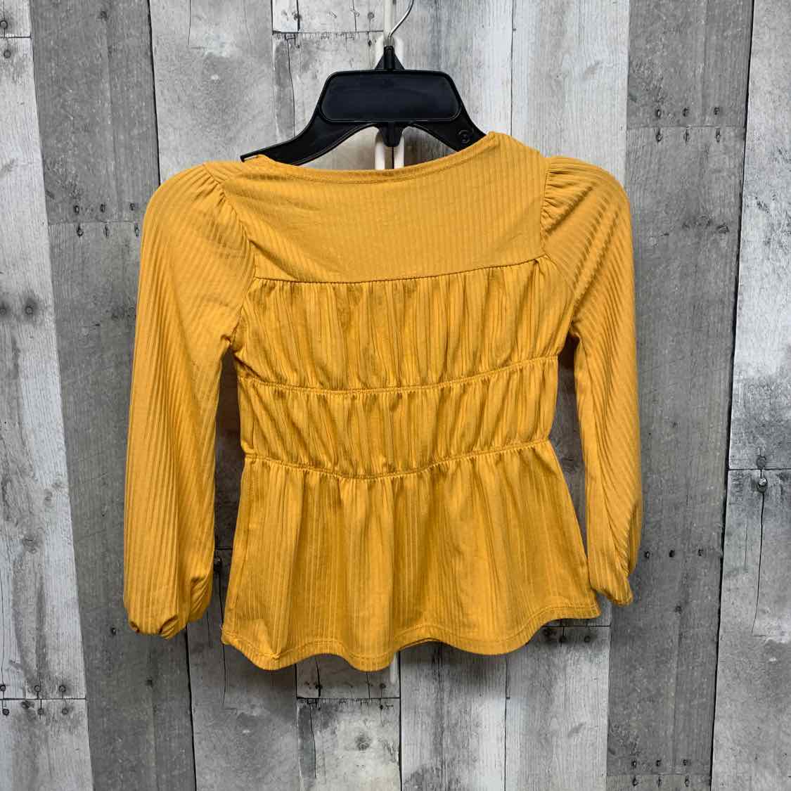 Size 4 Yellow One Step Up Long Sleeve Shirt