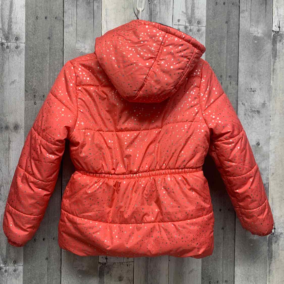 Size 7/8 Pink/Silver Pink Platinum Snow Jacket