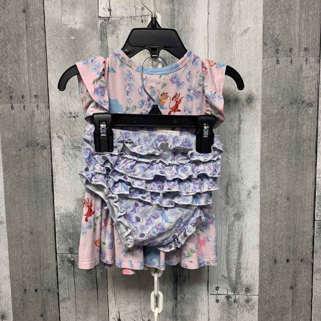 Size 18-24 Months Pink/Blue Posh Peanut 2pc Dress