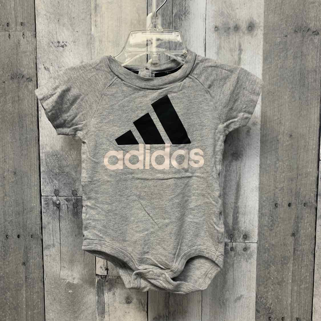 Size 12 Months Gray Sport Brand Bodysuit - OodlesCB