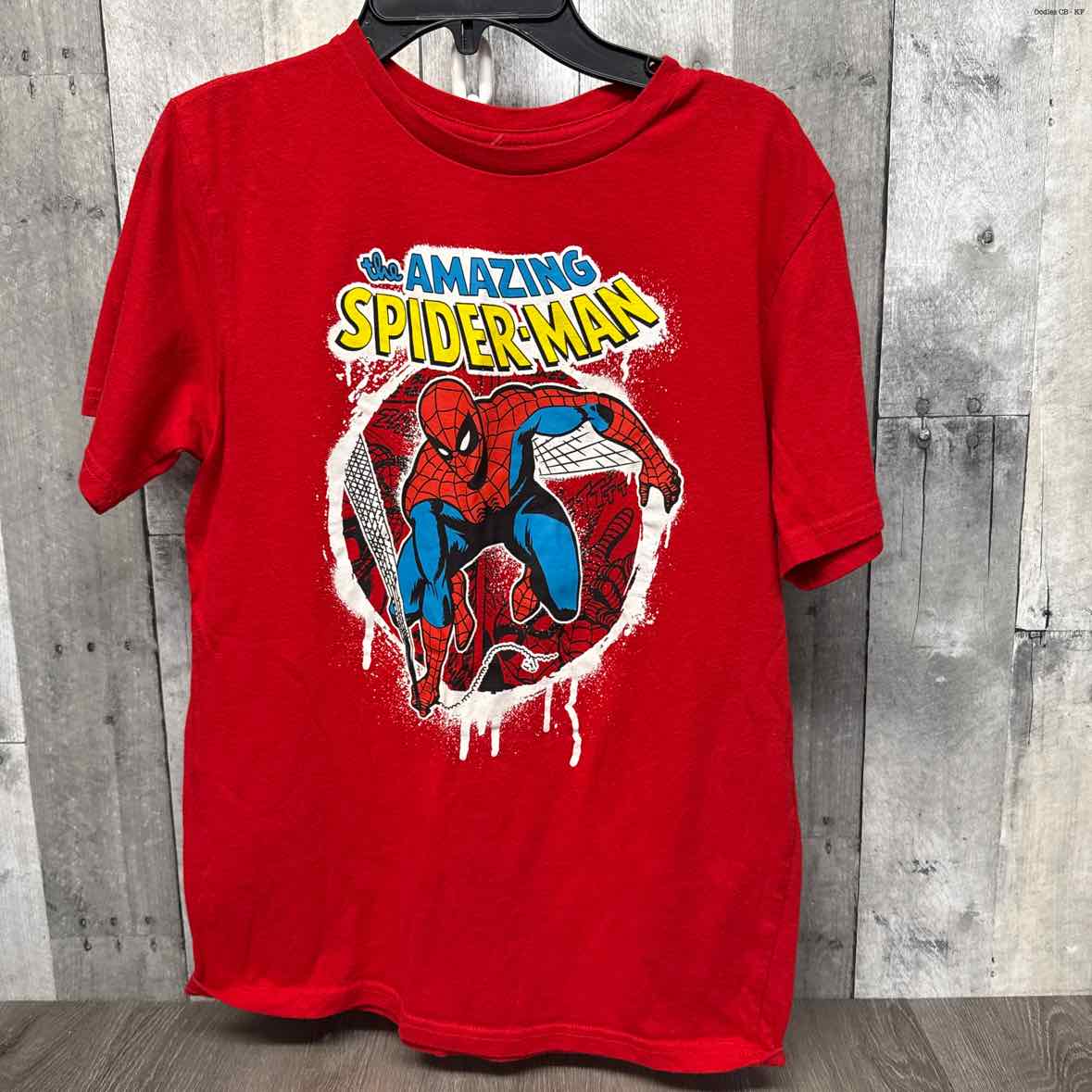 Size 14/16 Red/Blue Marvel T Shirt