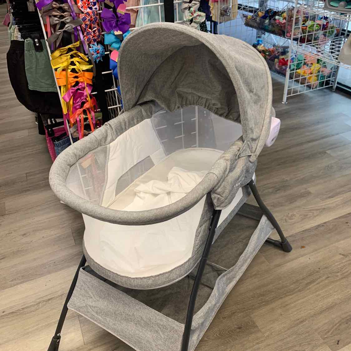 Baby Delight Gray Bassinet
