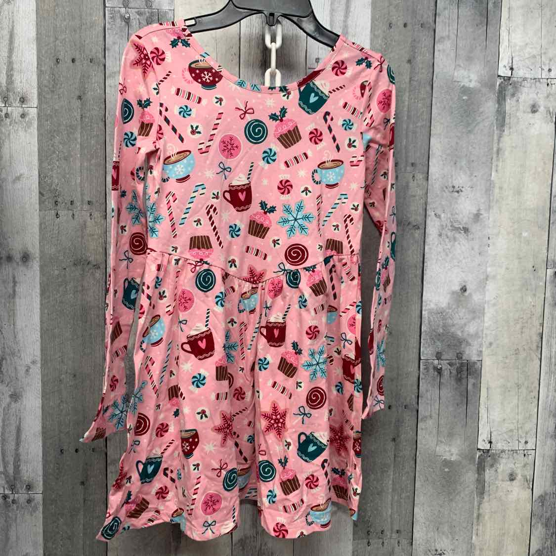 Size 10/12 Pink Print Children's Place LS Dress