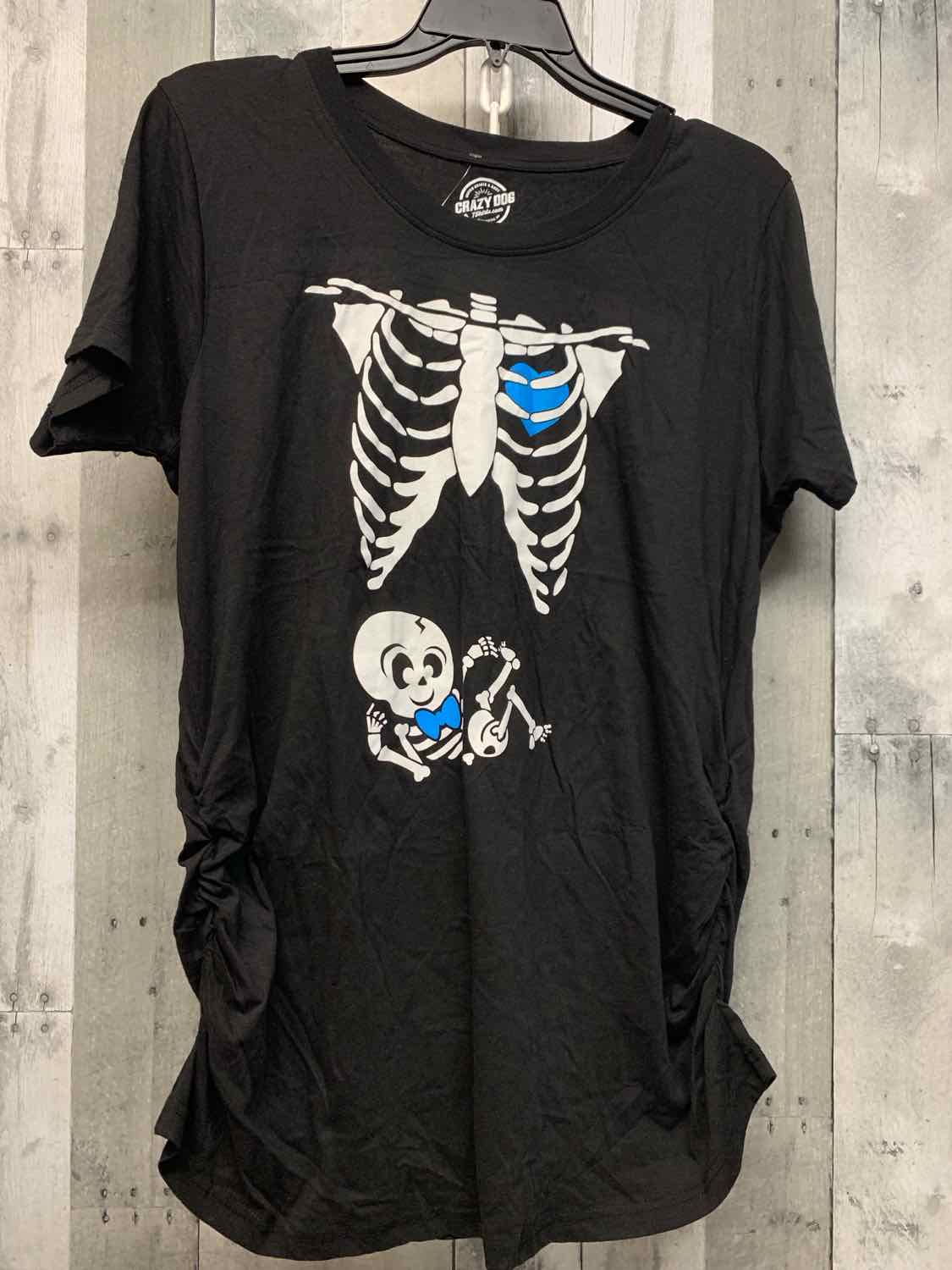 Size 2X Black Mid Brand T Shirt