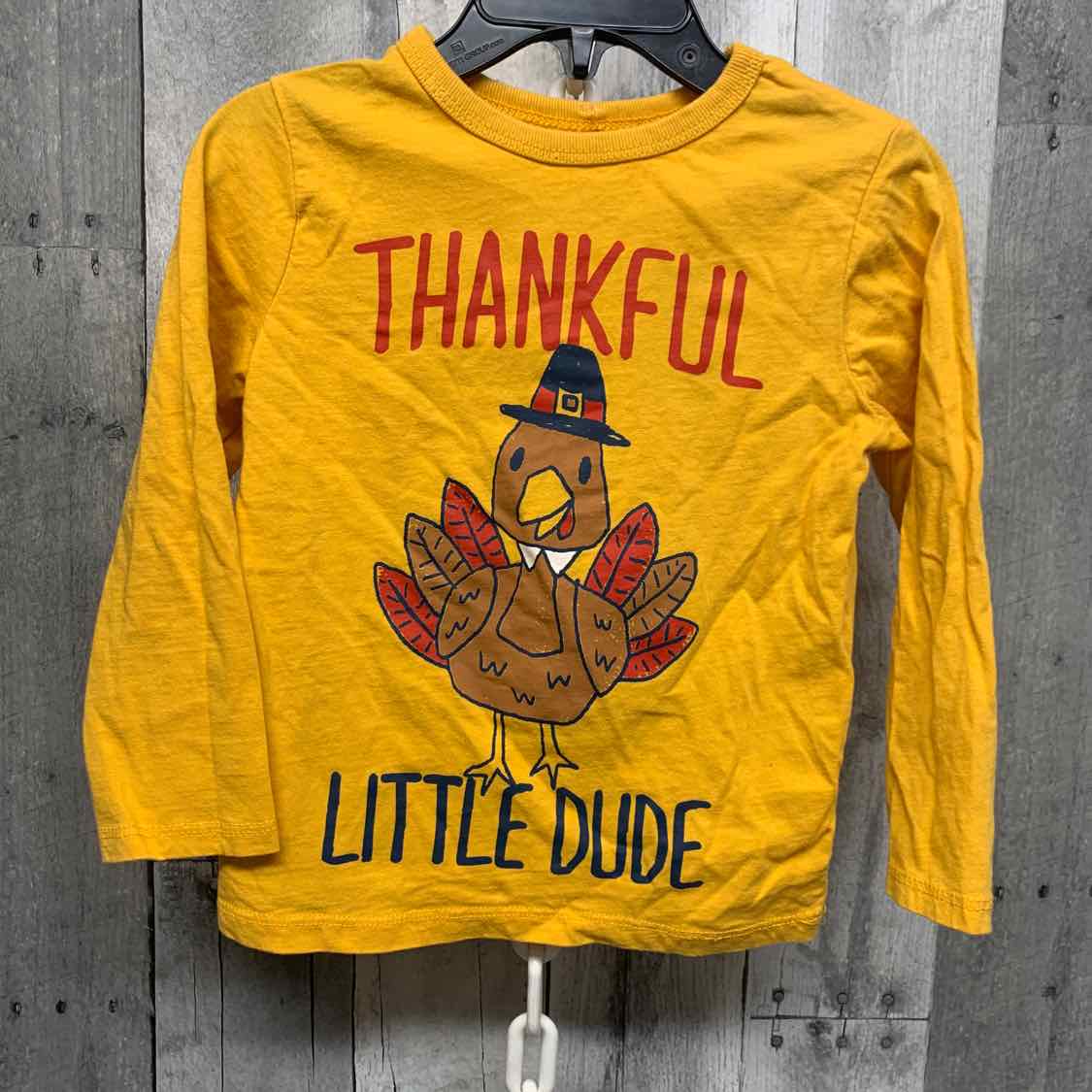 Size 2T Yellow Graphic Children's Place Long Sleeve Shirt