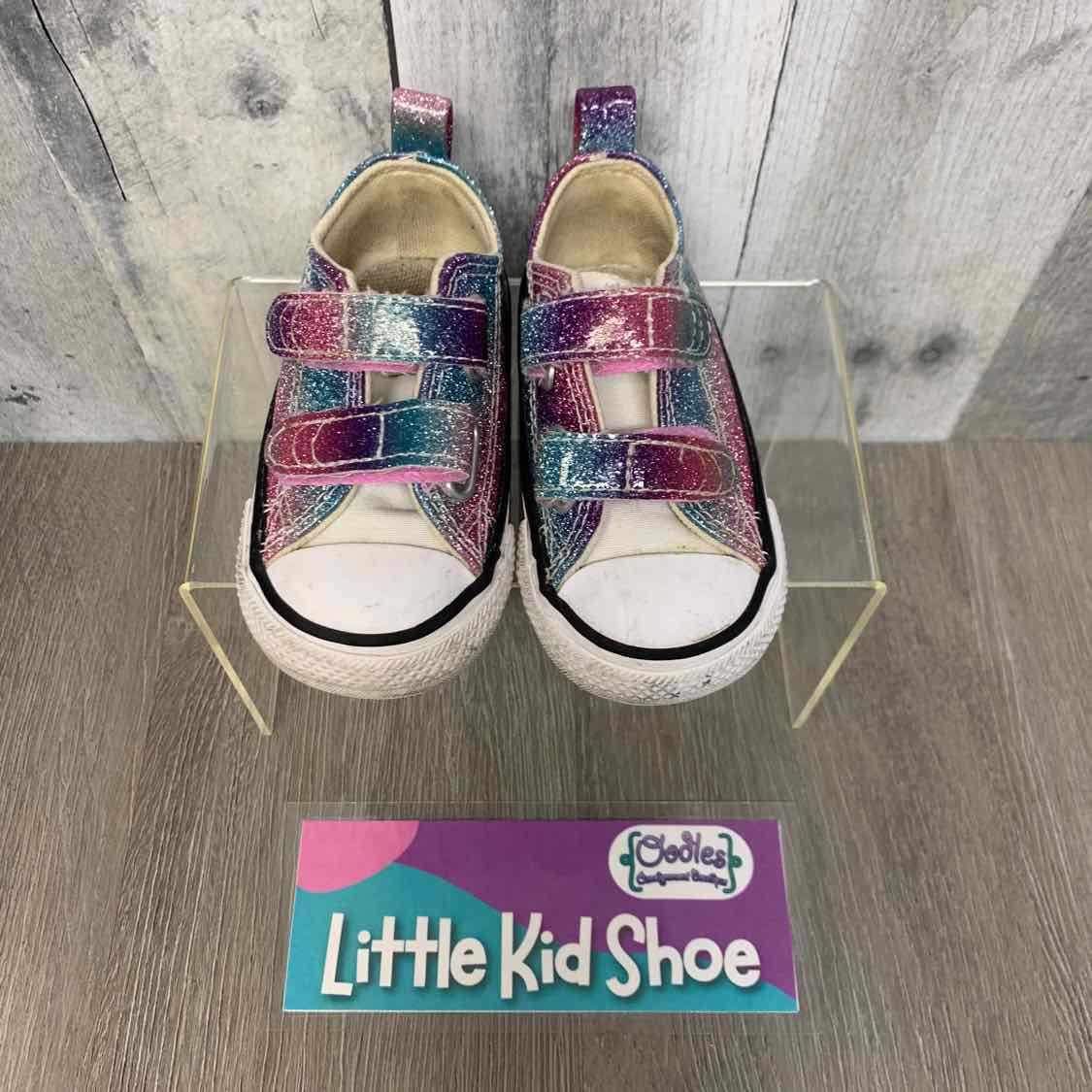 Size 4 Pink/Purple Converse Sneakers