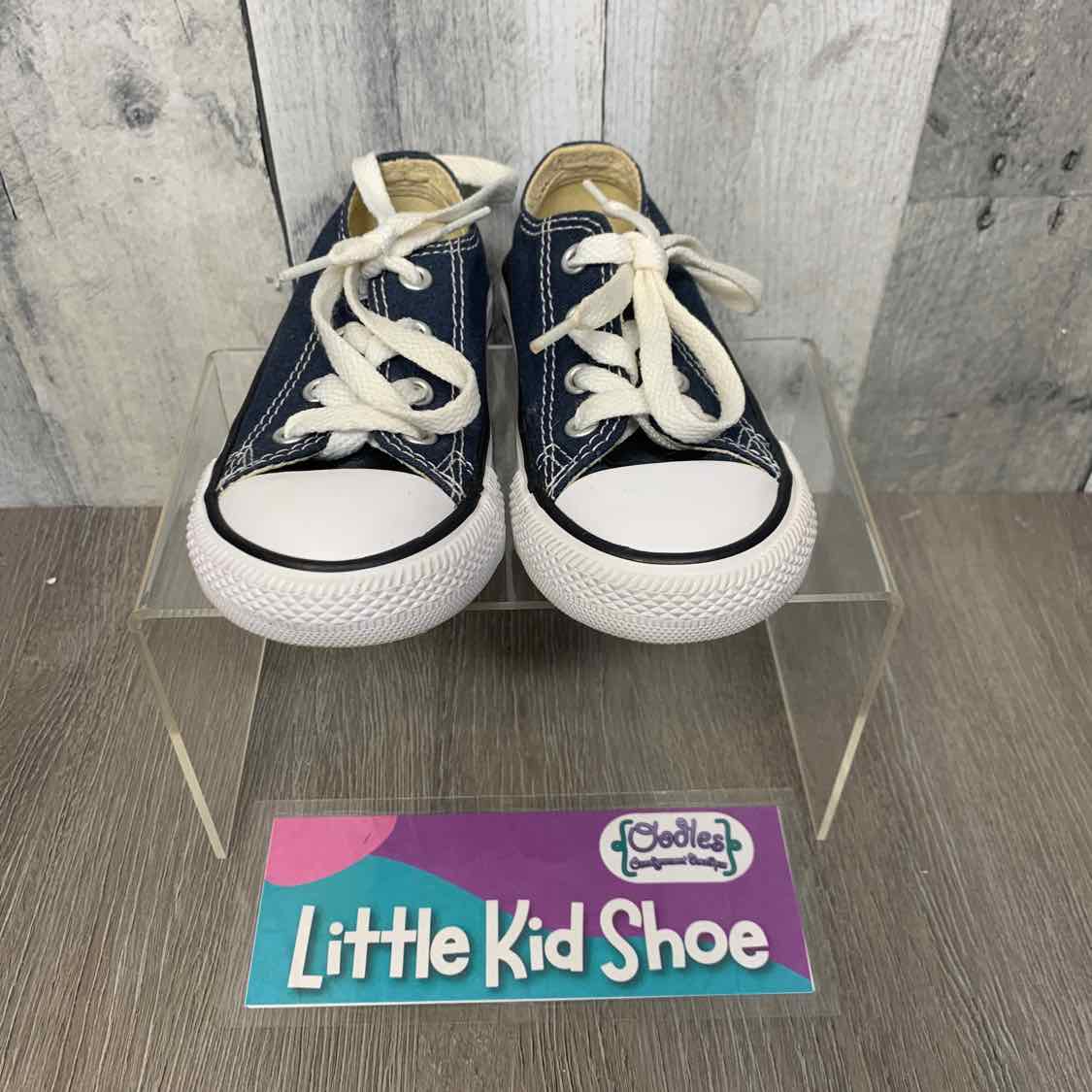 Size 10 Navy/White Converse Sneakers