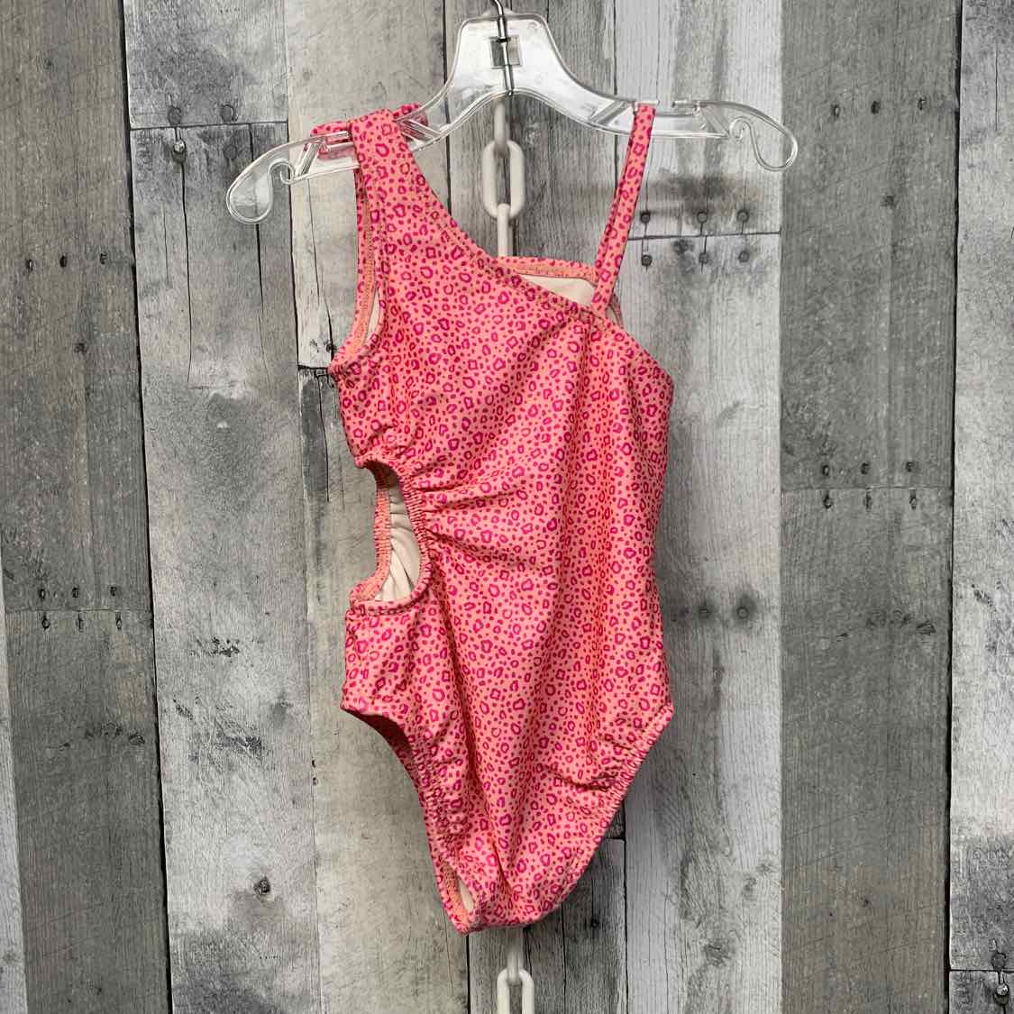 Size 2T Pink Print Cat & Jack Swim Suit - 1pc