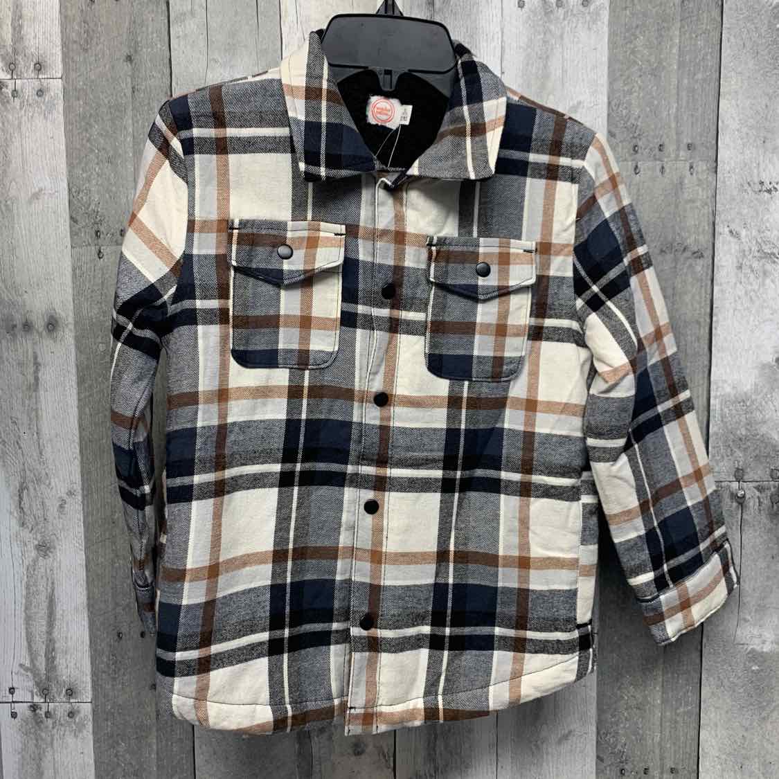 Size 6/7 Tan/Black Wonder Nation Light Jacket