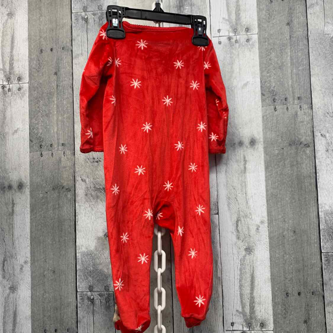 Size 6 Months Red Just One You Footy PJs