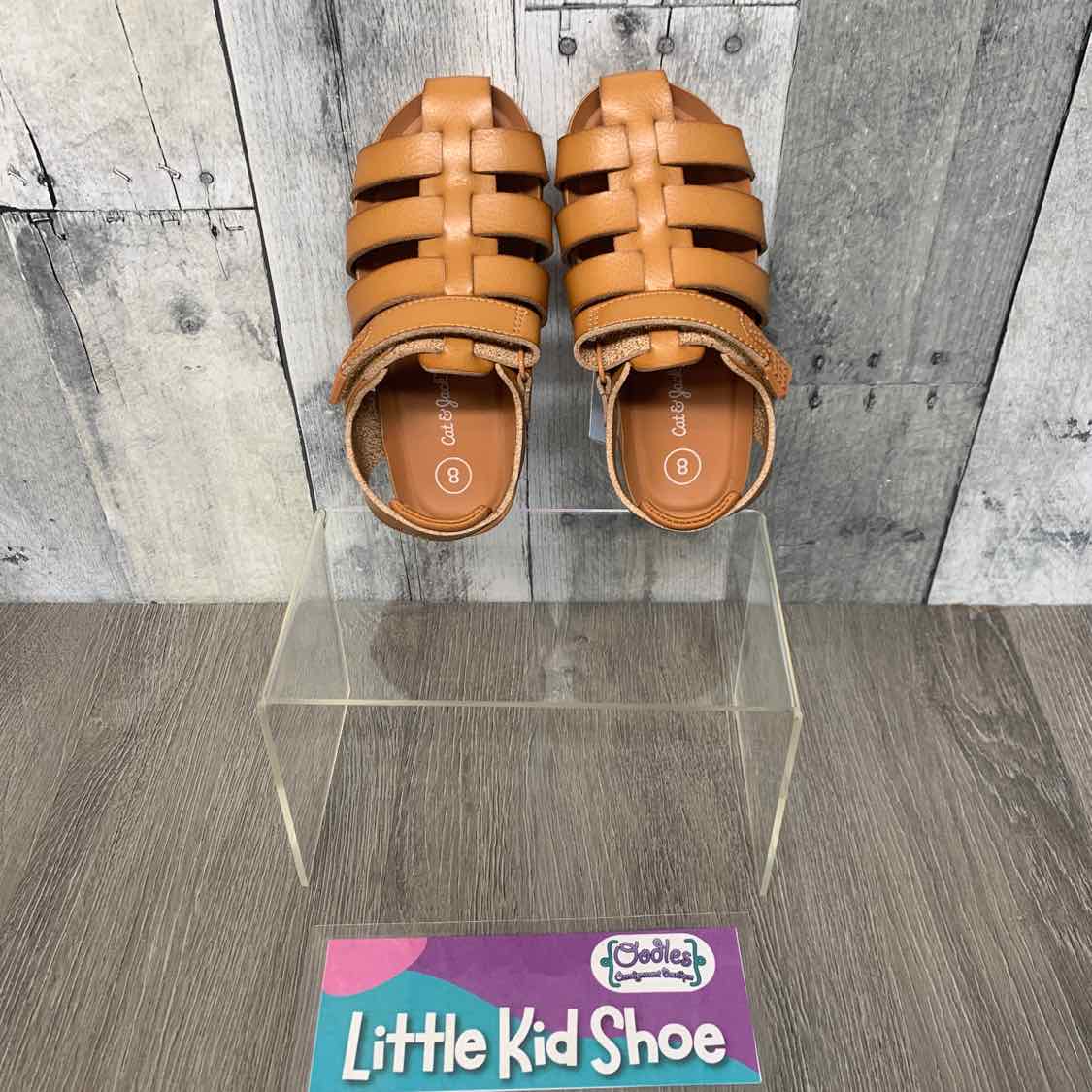 Size 8 Light Brown Cat & Jack Sandals
