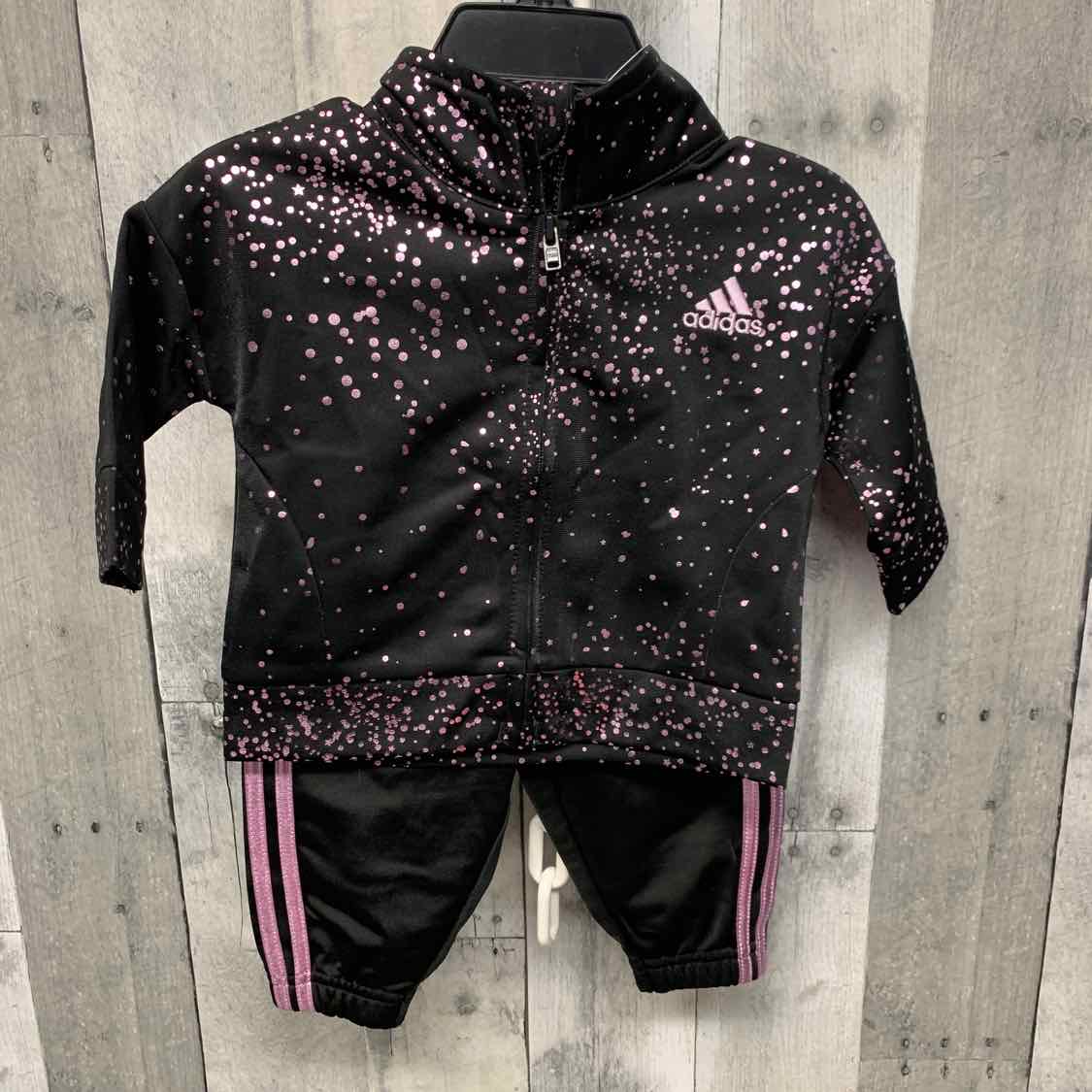 Size 3 Months Black/Pink Sport Brand Jacket/Pants