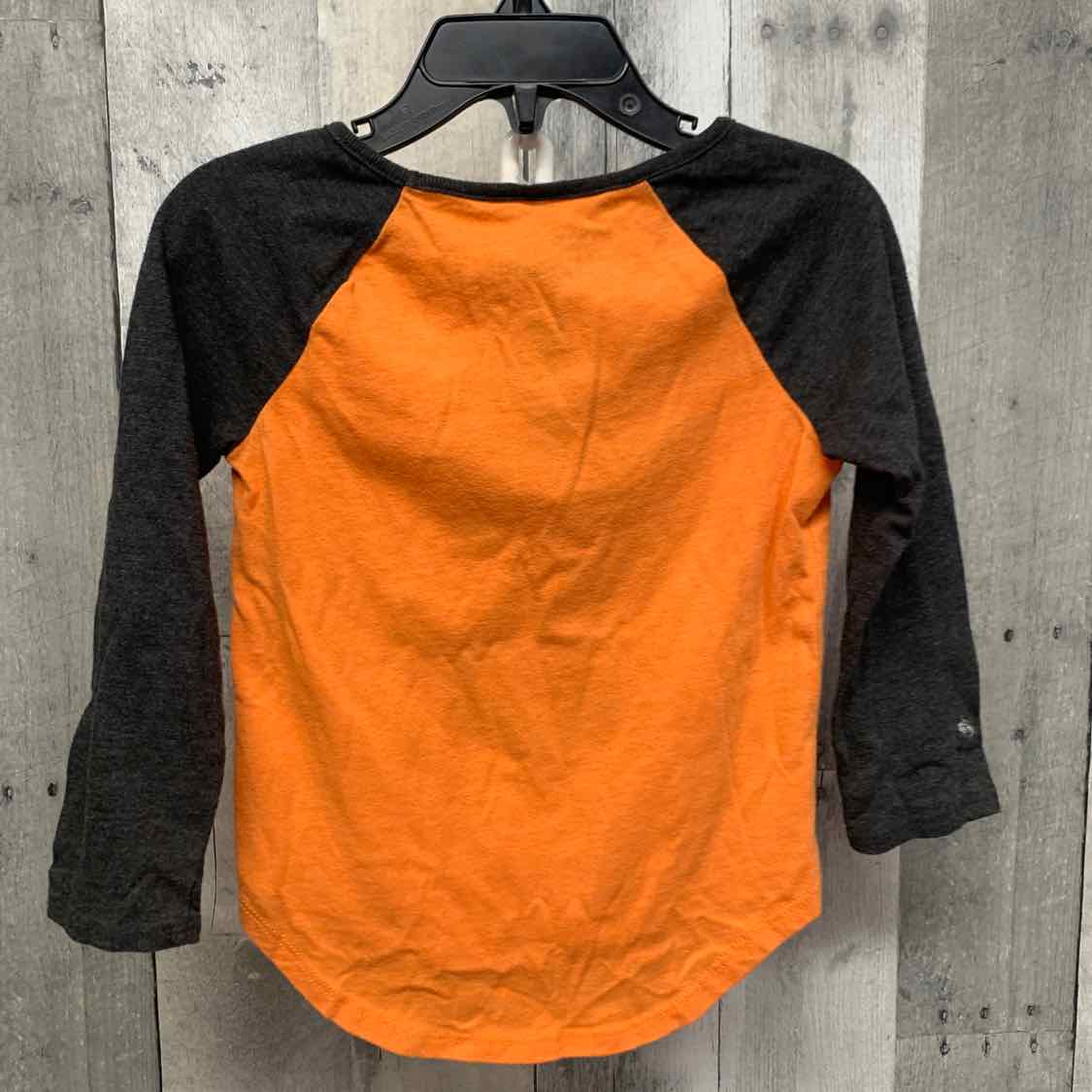 Size 2T Orange/Gray Jumping Beans Long Sleeve Shirt
