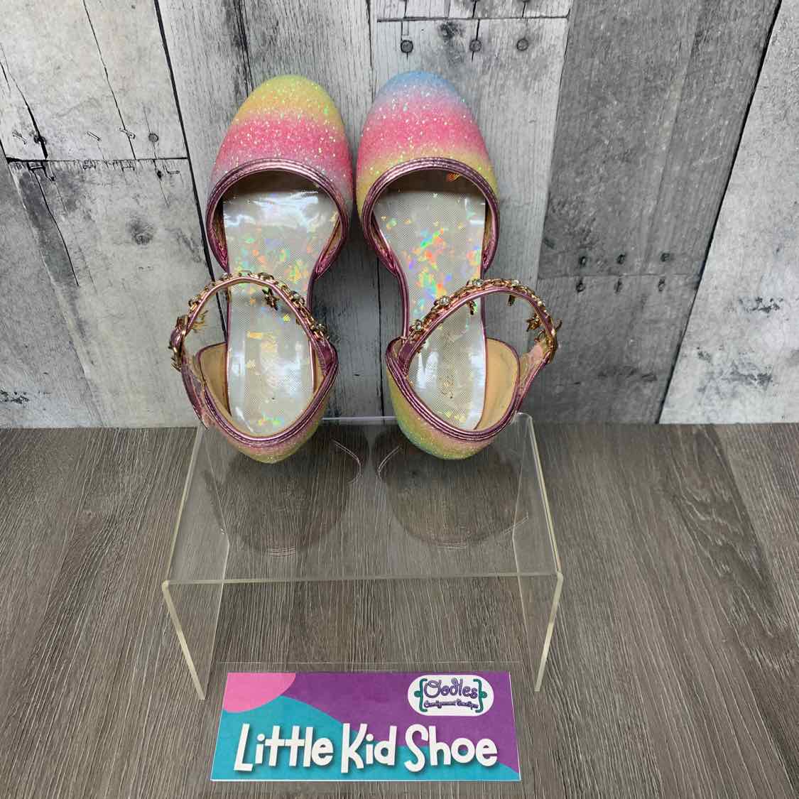 Size 12 Yellow/Pink B Brand Dress Shoes