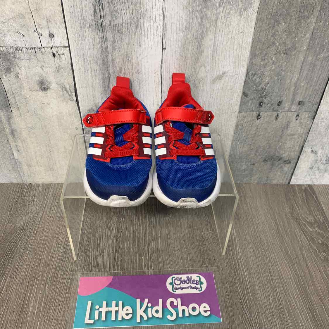 Size 5 Red/Blue Sport Brand Sneakers