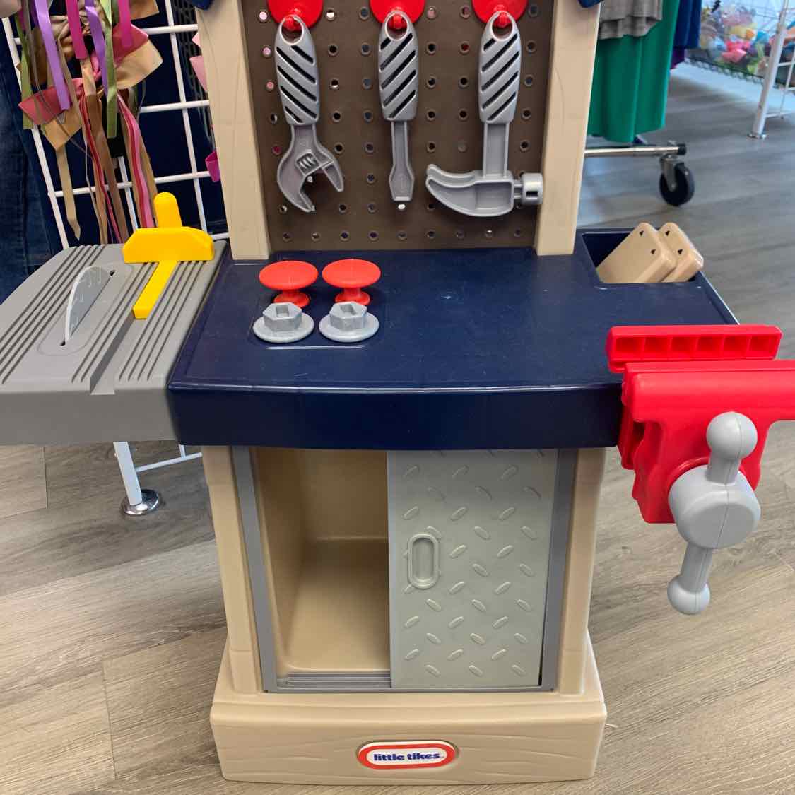 Little Tikes Gray/Navy Tool Bench