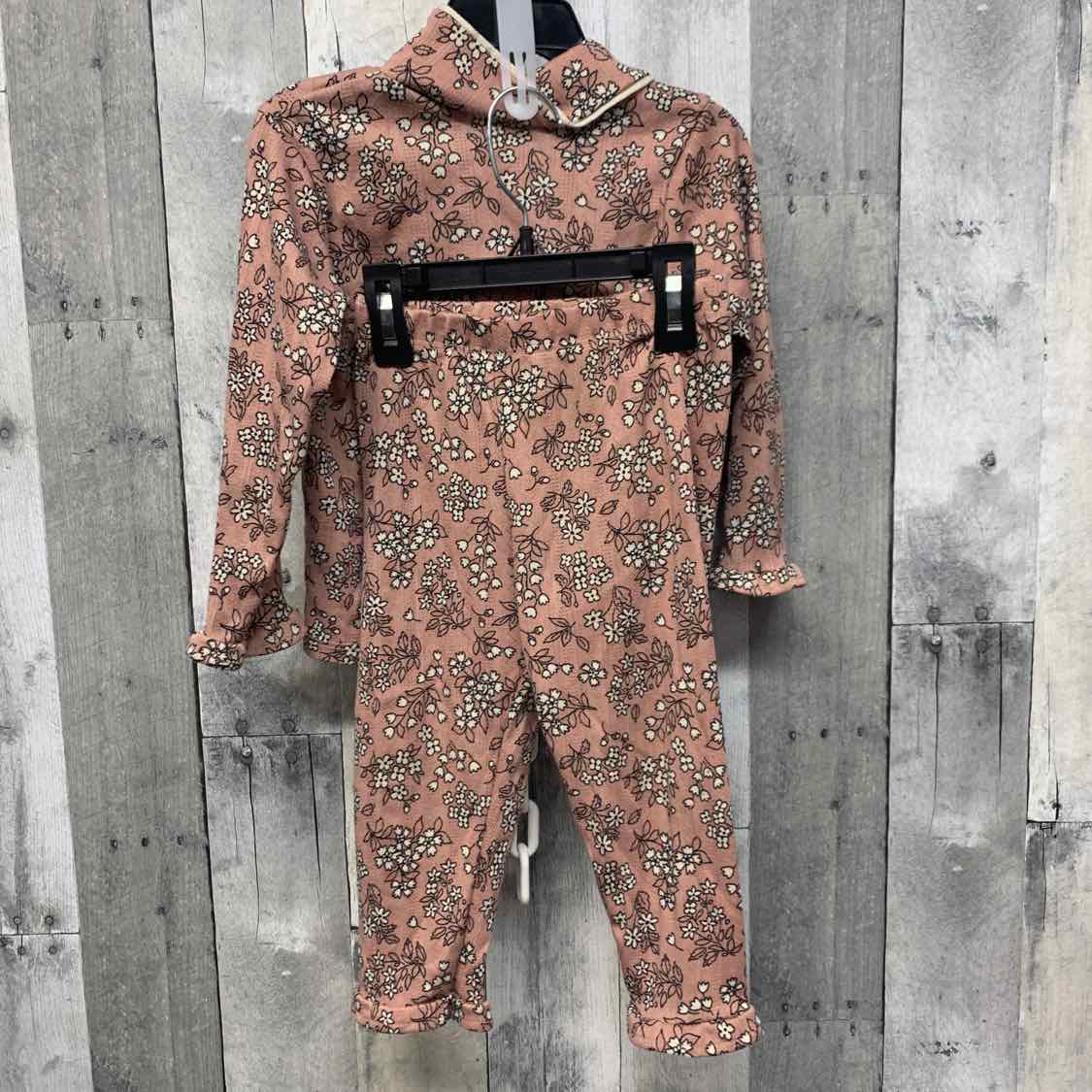 Size 3T Pink Print Nicole Miller 2pc PJs