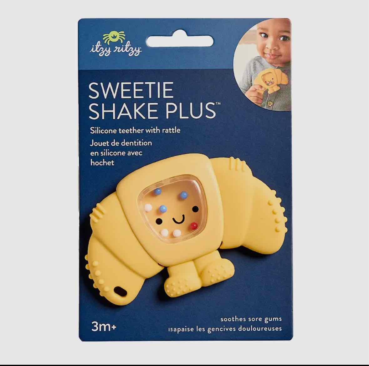 Itzy Ritzy Silicone Sweetie Shake Teether Rattles