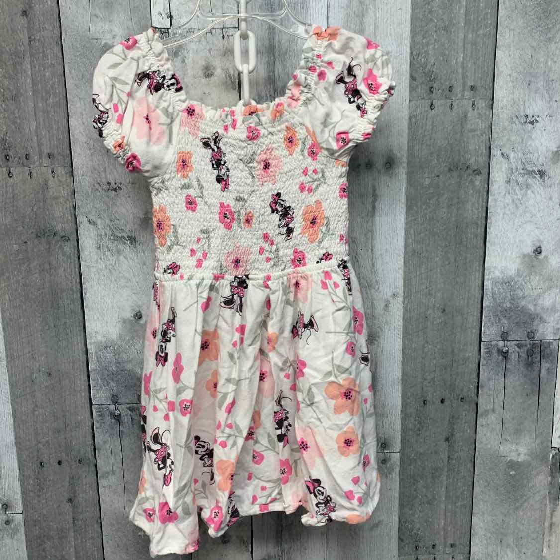 Size 4T White/Pink Disney Dress