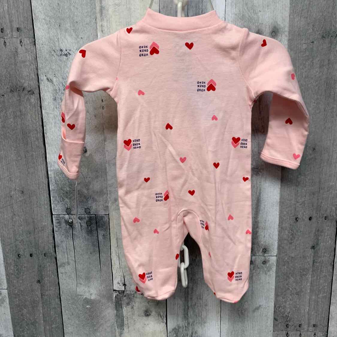 Size Newborn Pink Carter's Footy PJs