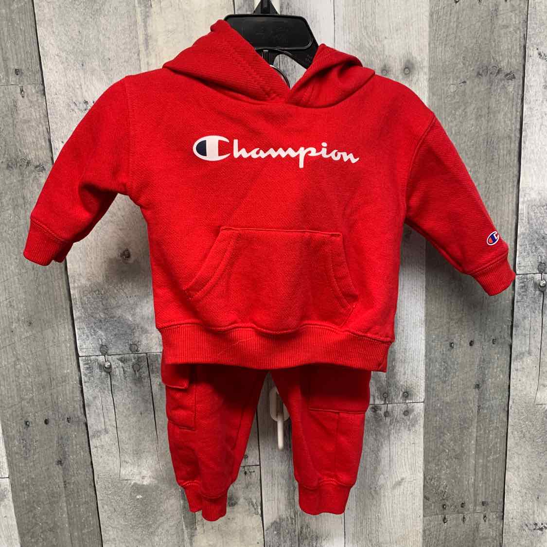 Size 6 Months Red Champion Jacket/Pants