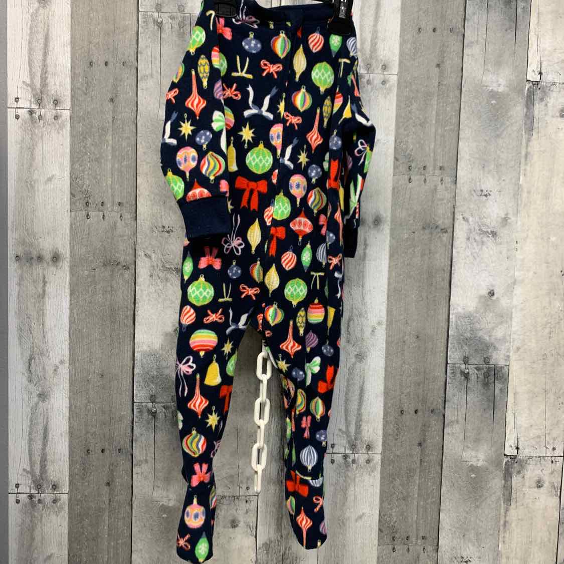 Size 18-24 Months Navy Print Old Navy Footy PJs
