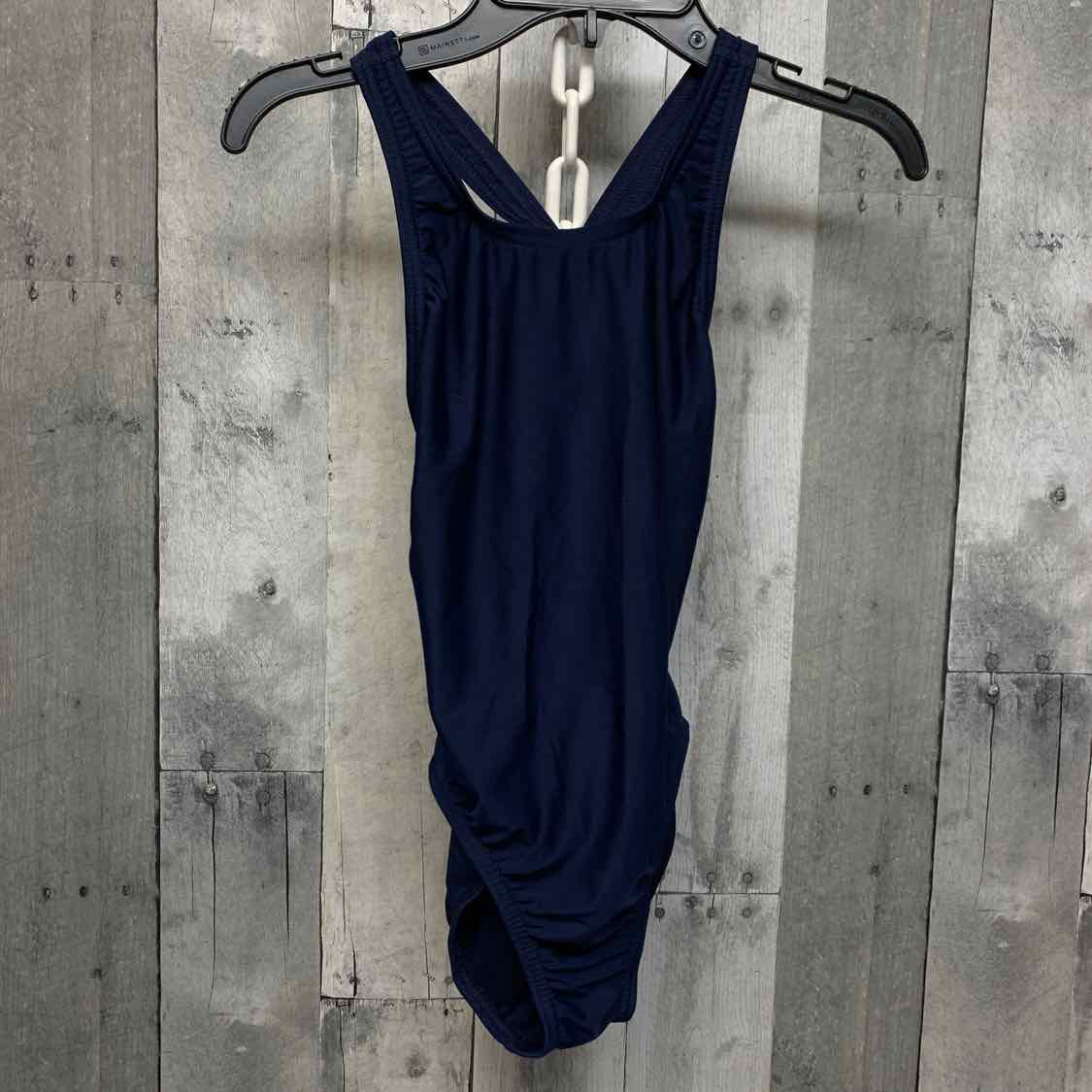 Size 12 Navy Speedo Swim Suit - 1pc
