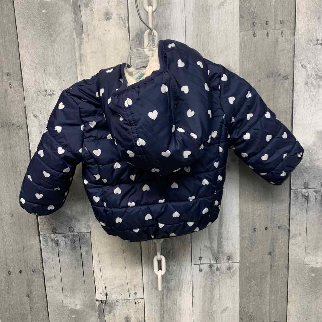 Size 6 Months Navy Print B Brand Snow Jacket