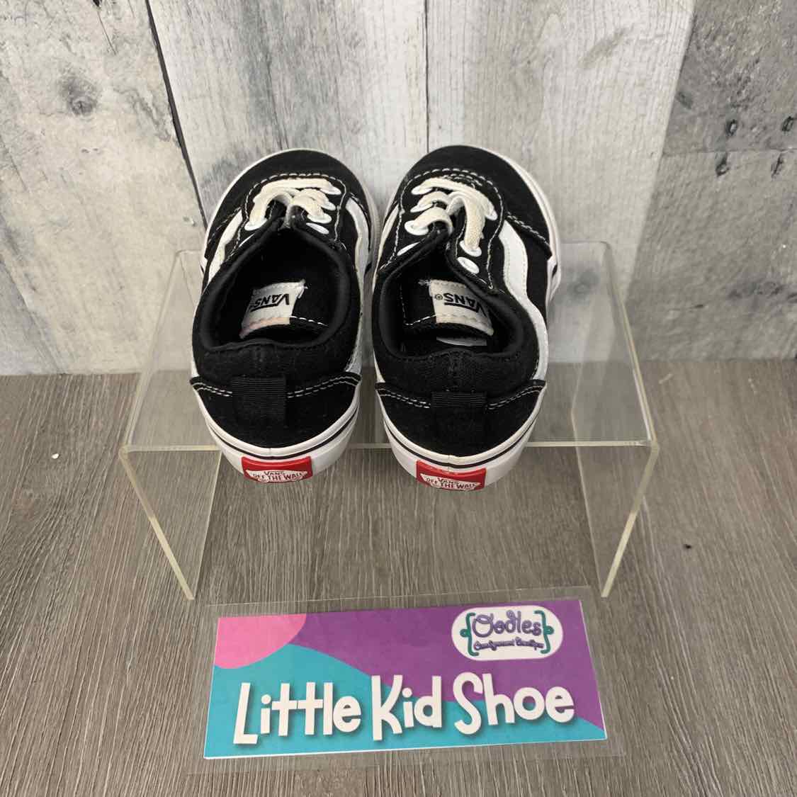 Size 6 Black/White Vans Sneakers