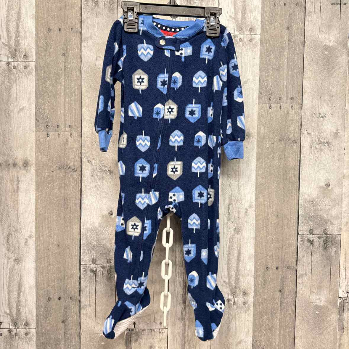Size 6-12 Months Blue Print Holiday Brands Footy PJs