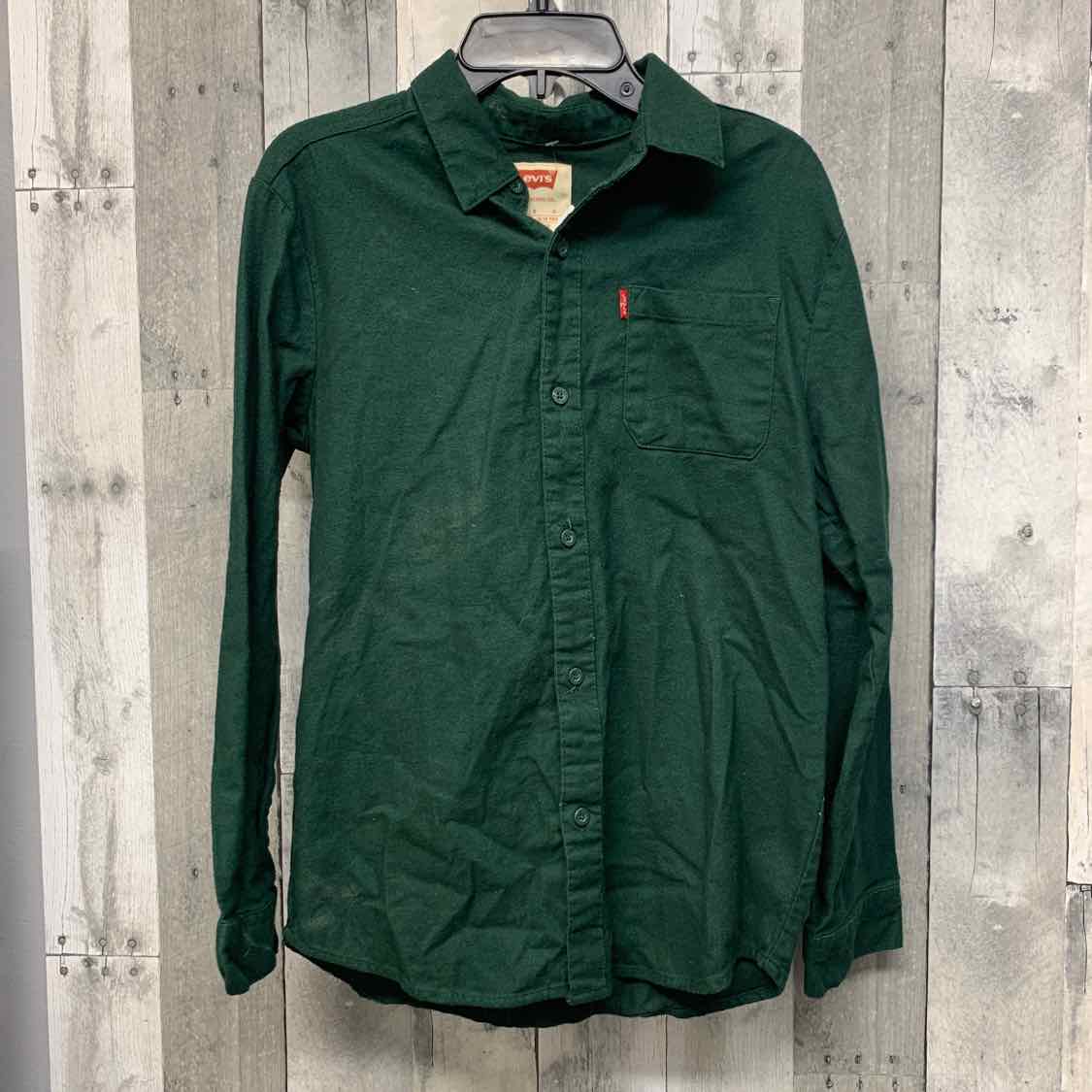 Size Large Green Levi LS Button Up