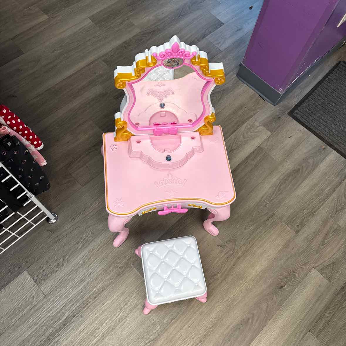 Disney Pink/White Vanity