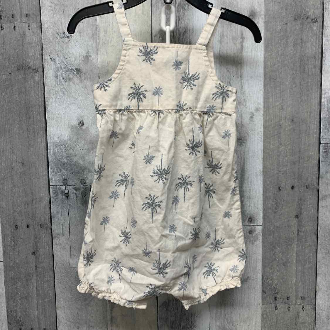 Size 18 Months Tan Print Carter's Romper