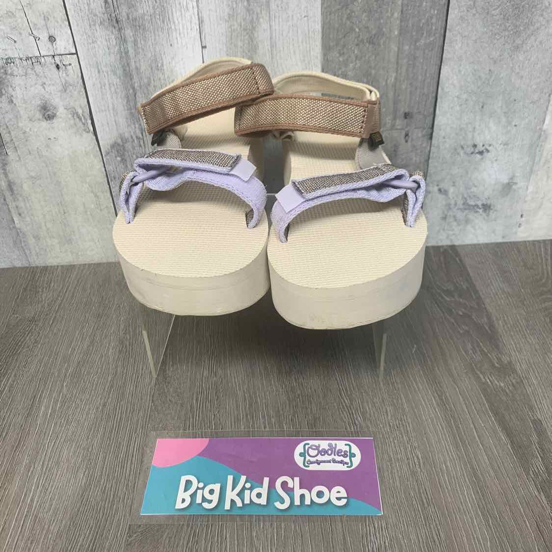 Size 6 Tan/Purple Name Brand Sandals