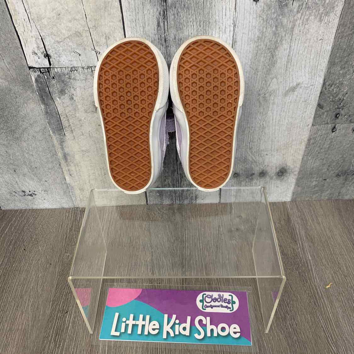 Size 5 Purple/White Vans Sneakers