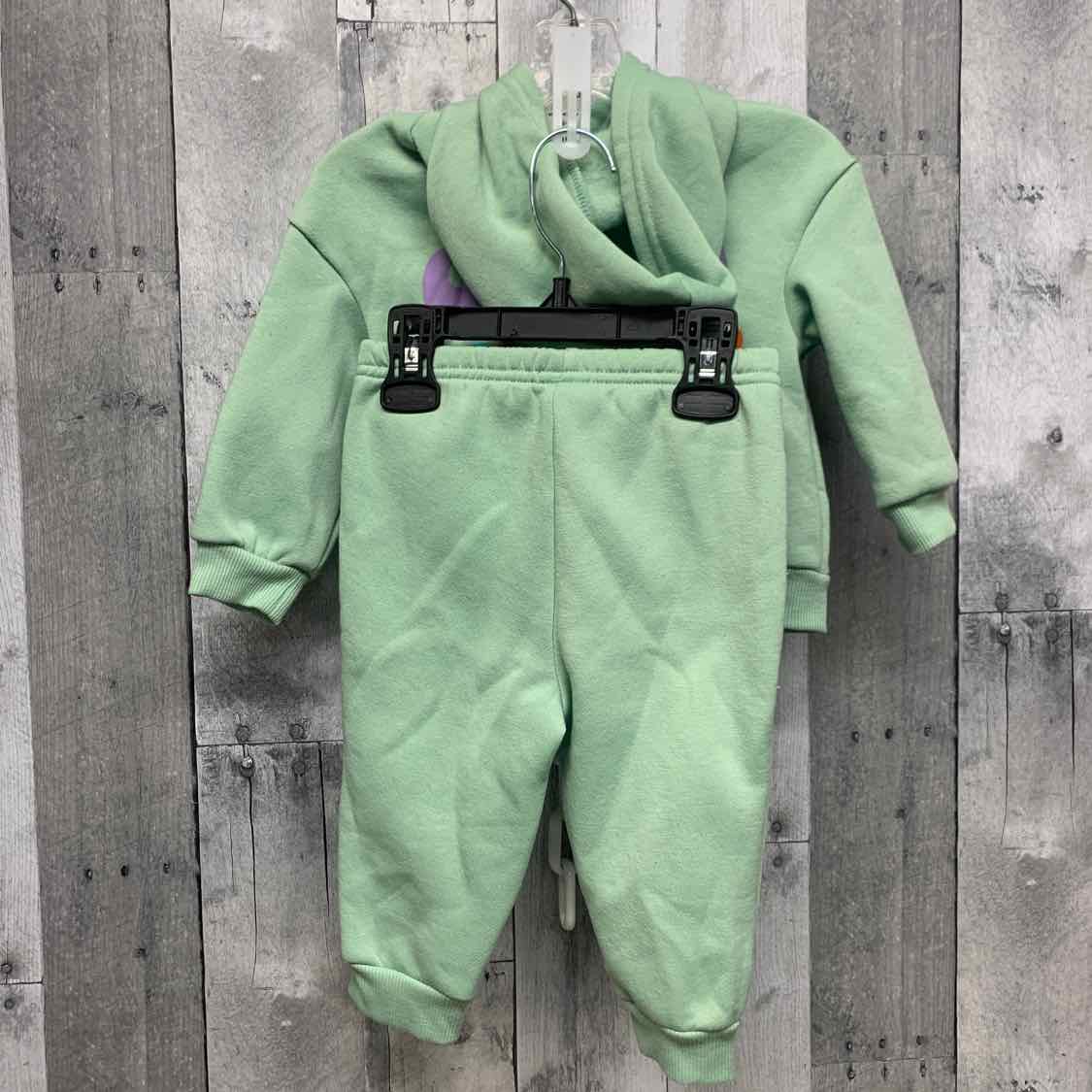 Size 6-9 Months Green Graphic Shein Shirt/Pants