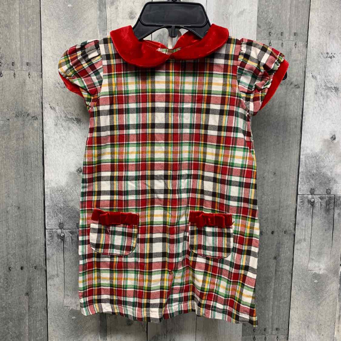Size 4T Red/Green Mud Pie Dress
