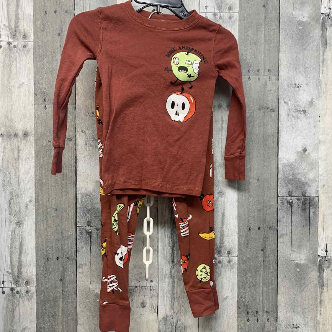 Size 5 Brown Print Old Navy 2pc PJs