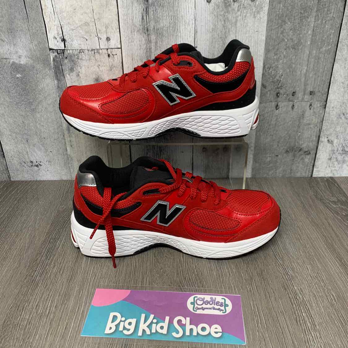 Size 6 Red/Black New Balance Sneakers