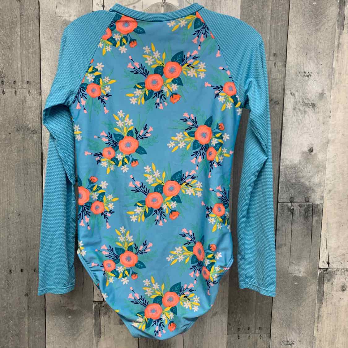 Size 10/12 Blue Print Cat & Jack Swim Suit - 1pc